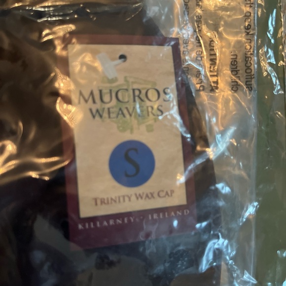 Mucros Weavers Brown Wax Trinity Cap 100% Waxed Cotton Irish Made Size S - Picture 5 of 7